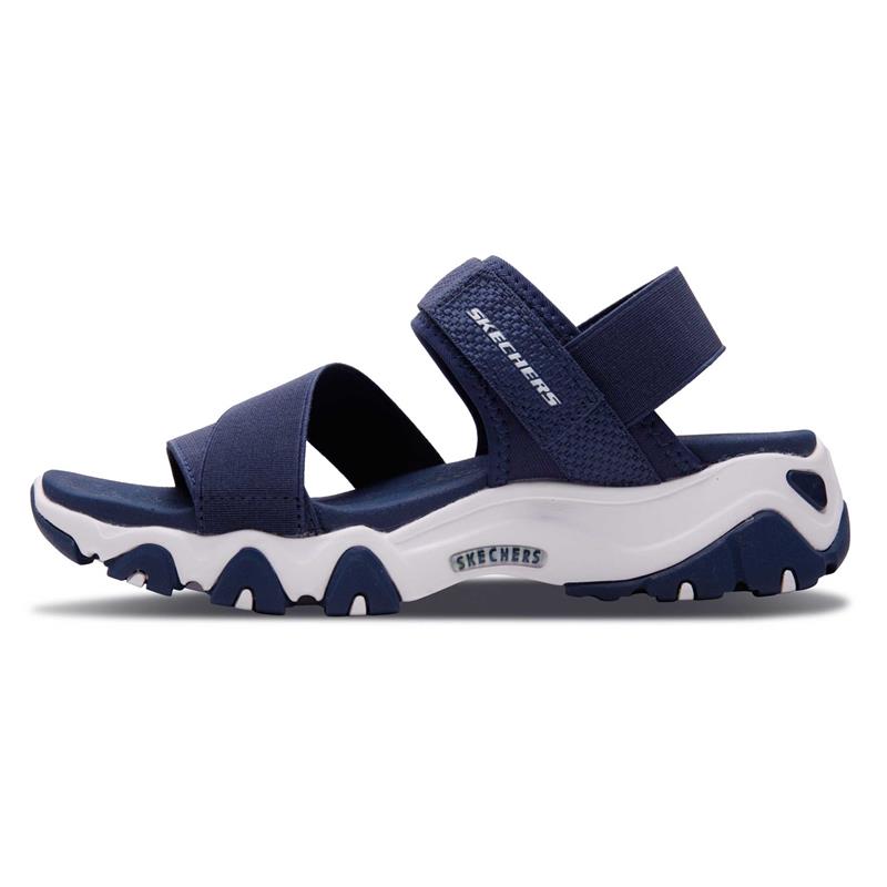 skechers sandals blue