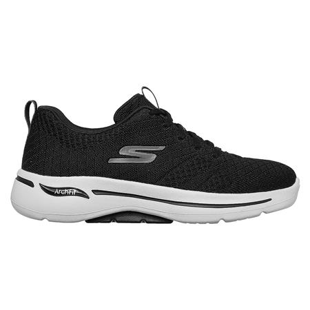 black skechers with bow
